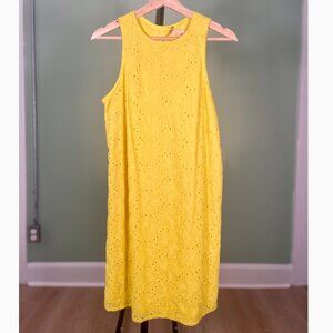 Hope & Harlow Yellow Dress with Sunflower Pattern - Women's Size 6